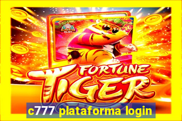 c777 plataforma login